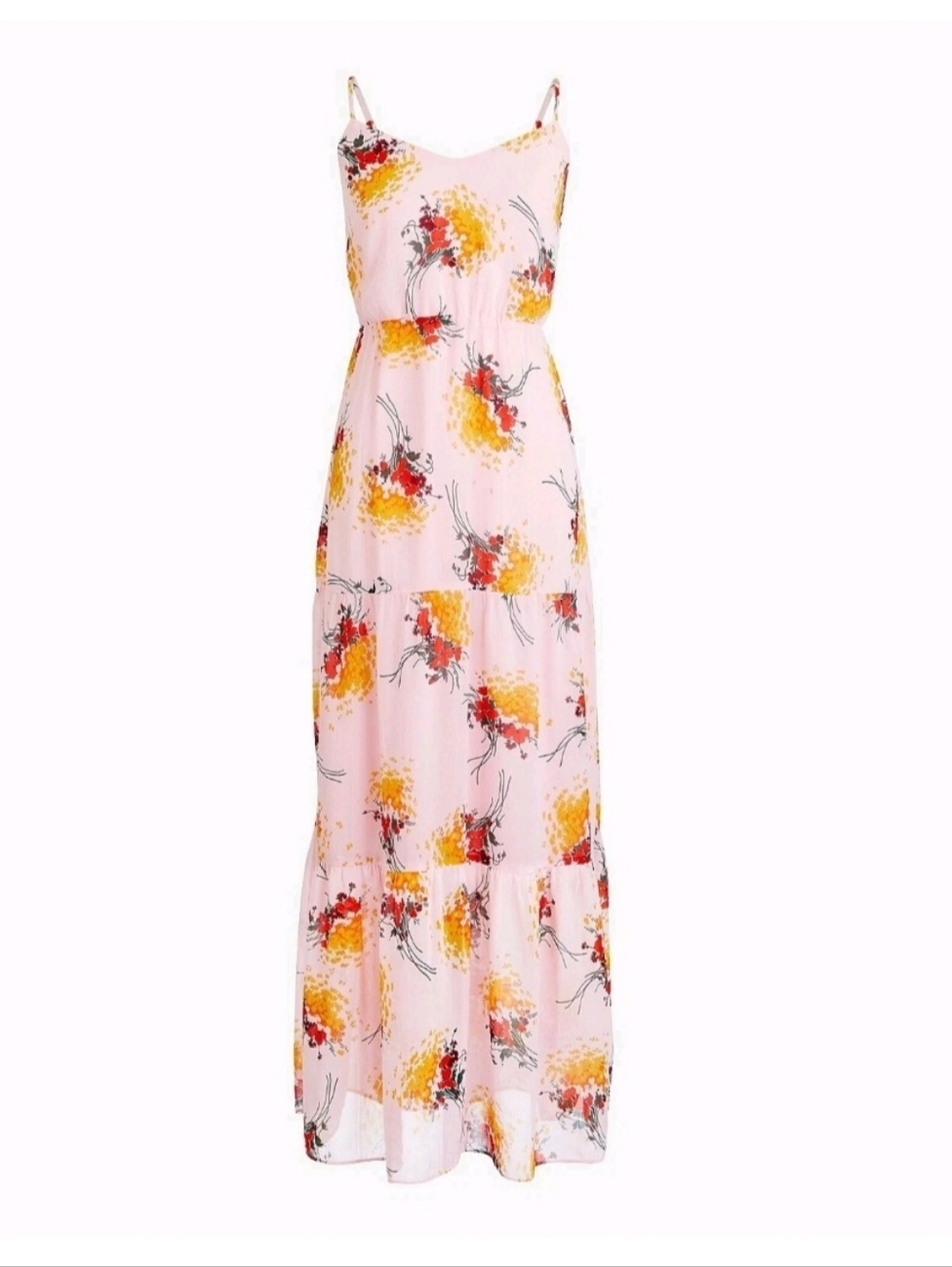 J. Crew Mercantile Tiered Sunburst Floral Maxi Dress - Picture 5 of 13